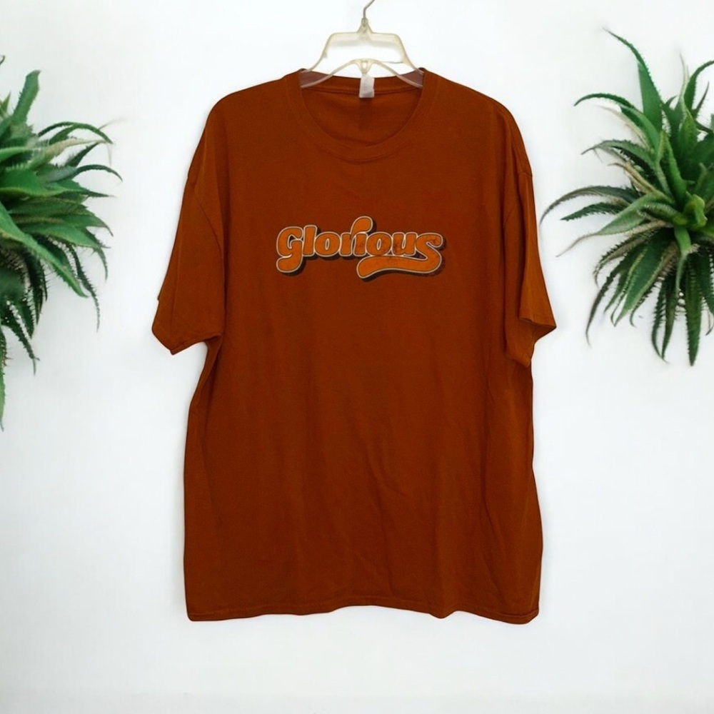 Jerzees Rust Short Sleeve Graphic Tee